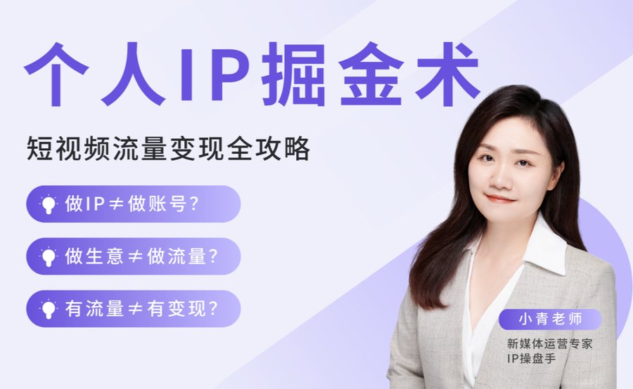 个人IP掘金术：视频号流量变现全攻略